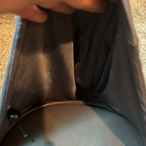 Brookstone Gray Neck Pillow with Hood - Picture 2 of 5